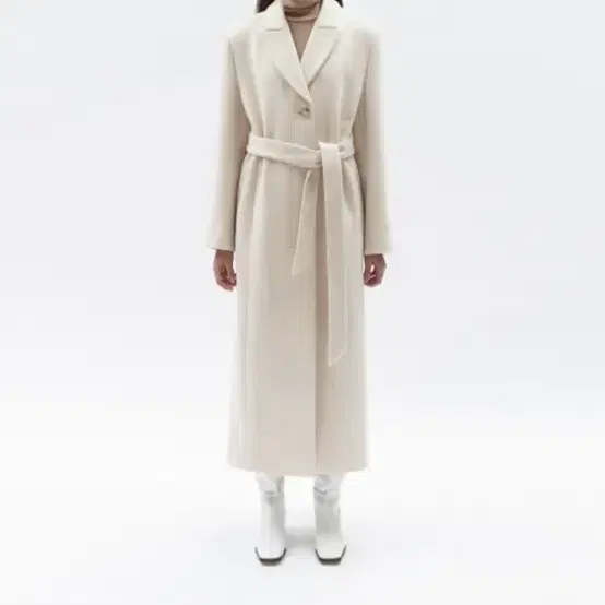 커렌트 BELTED SINGLE COAT WOMEN