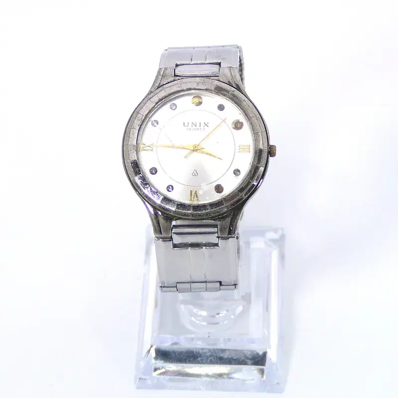 UNIX (Unix) Metal Band Vintage Wristwatch #유닉스손목시계,#메탈