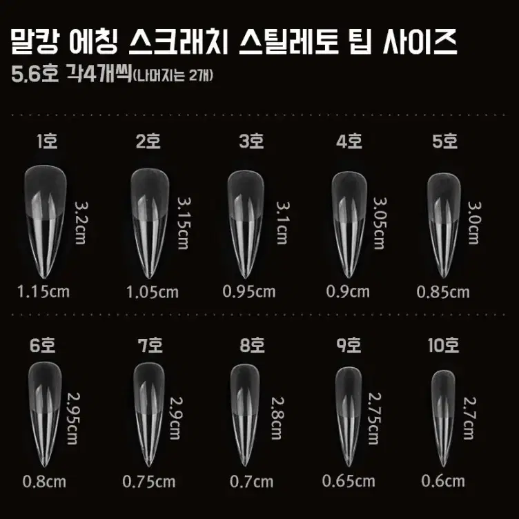 겨울 마이멜로디 수제 네일팁