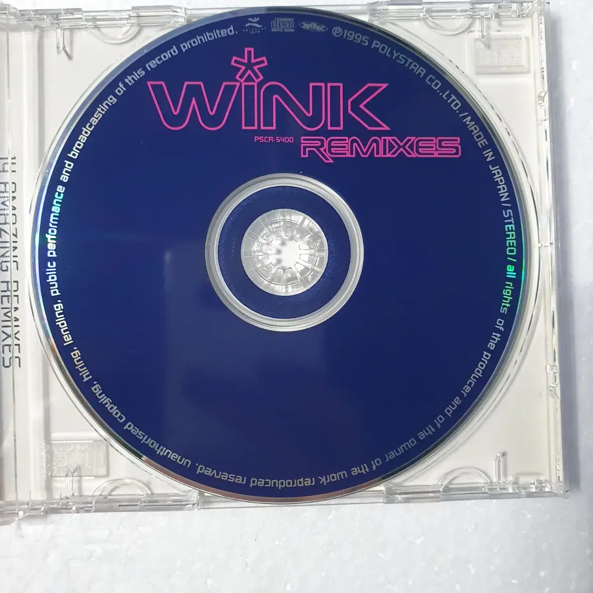 Wink REMIXES 웡크 일본 아이돌 듀오 CD 중고