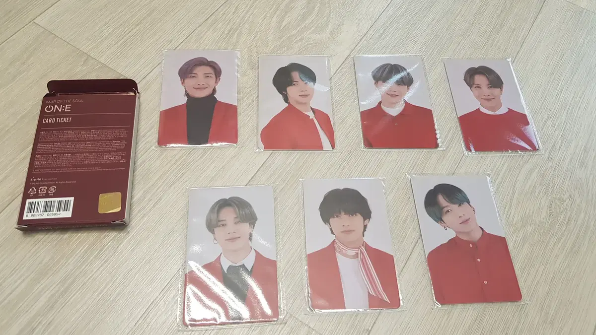 BTS bangtan MAP OF THE SOUL : ONE CardTicket Set