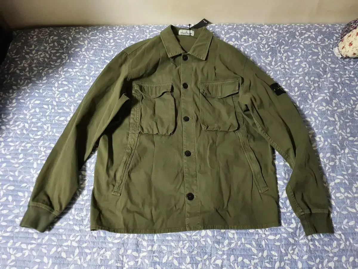 [XL] 19FW Stone Island Wharfen Olde Effect Khaki