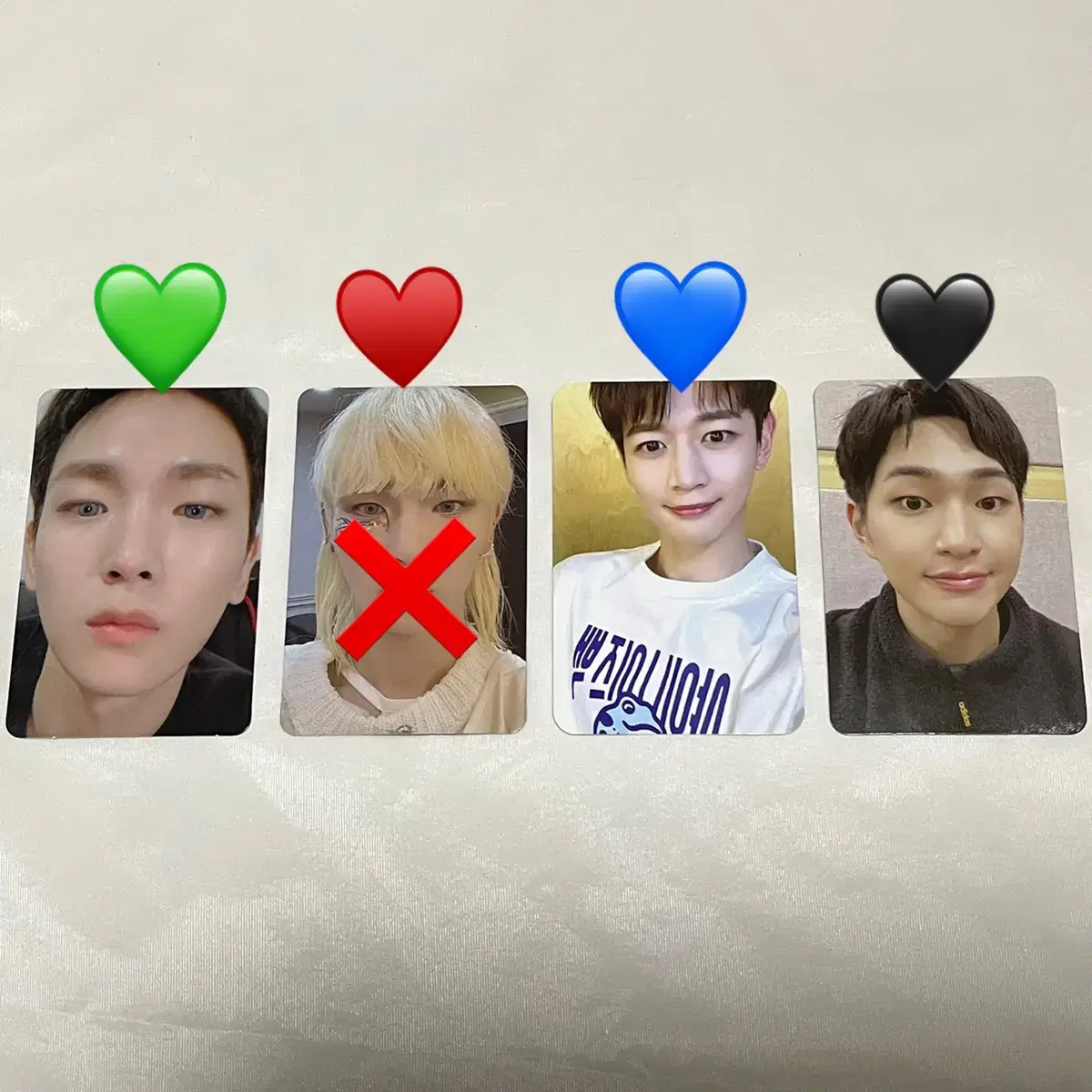 샤이니 기범 민호 온유 포카 양도