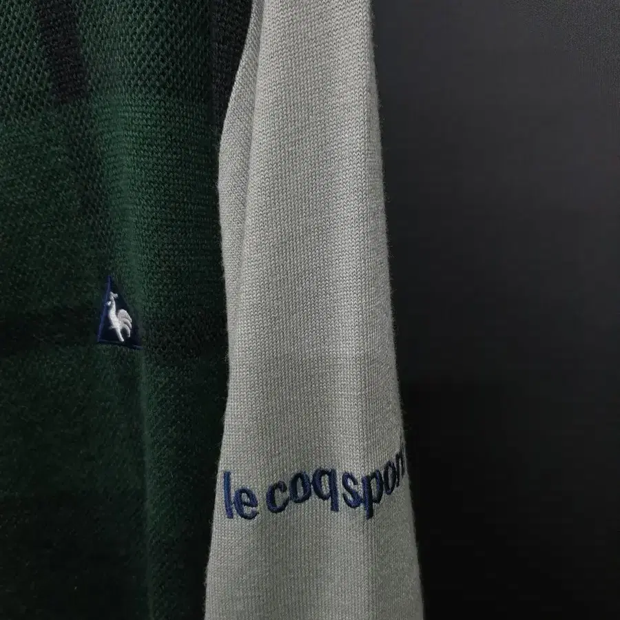 lecoq sportif 르꼬끄 니트 집업 자켓