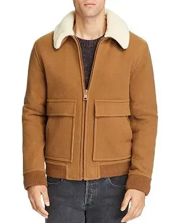 APC Apache Shearling Jacket Size M New in P.O.