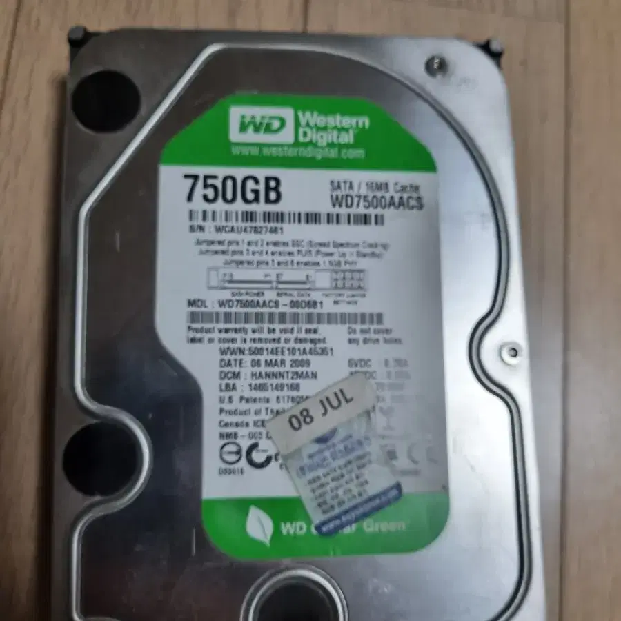 시게이트 WD 히타치  3.5" HDD(500GB/1TB/2TB/3TB)