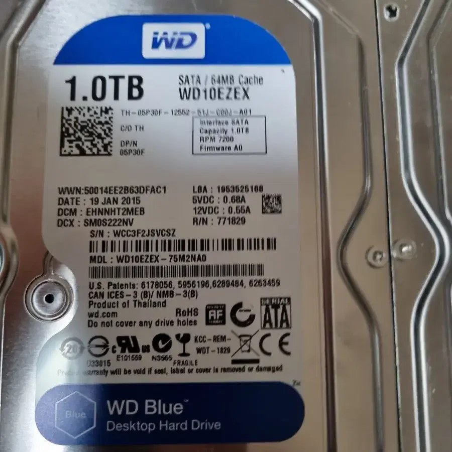 시게이트 WD 히타치  3.5" HDD(500GB/1TB/2TB/3TB)