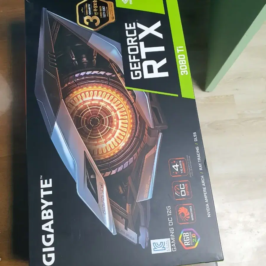 그래픽카드 기가바이트3080ti as기간 4년