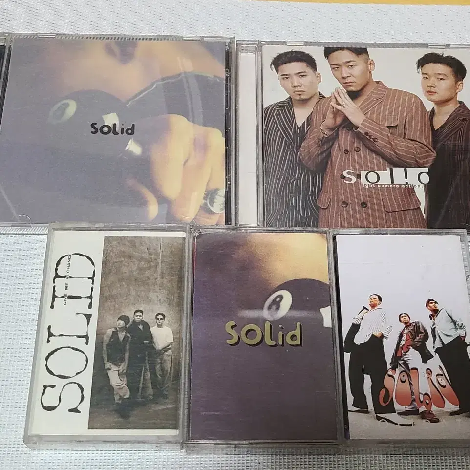 [SOLID] CD&TAPE 솔리드1집2집3집4집 일괄