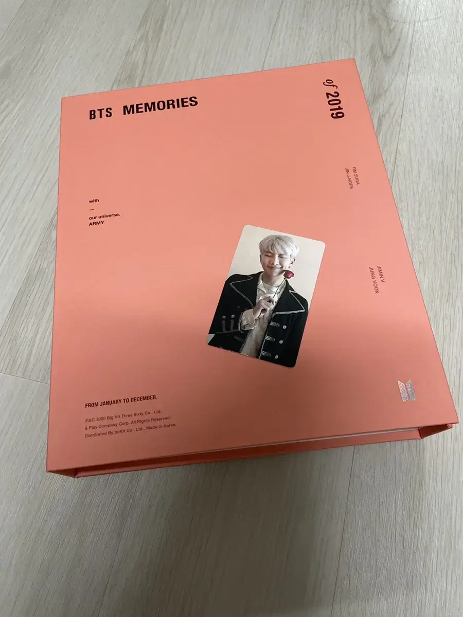 방탄 dvd 2019 메모리즈 남준 포카 bts