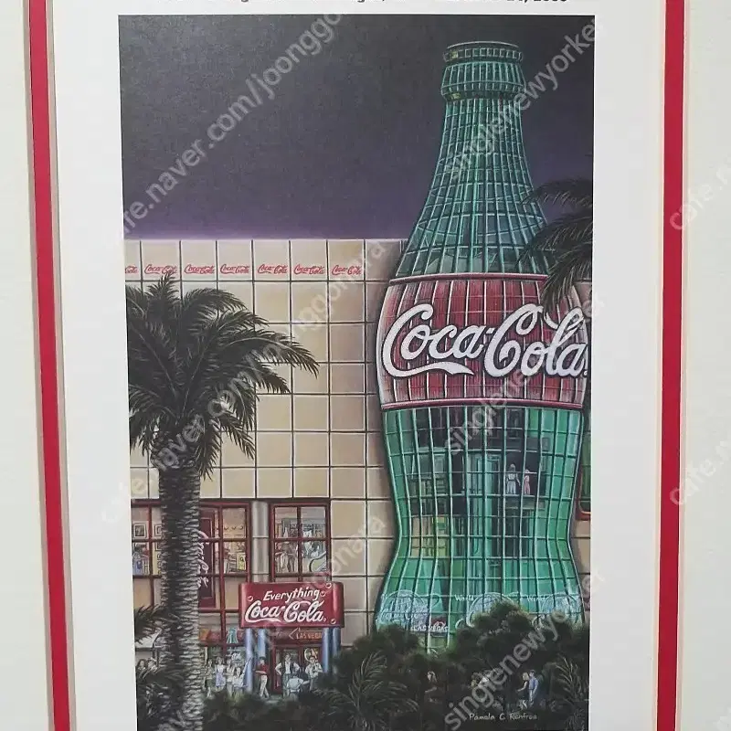 코카콜라 "World of coca cola Las Vegas" 프린트