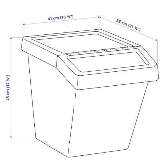 소르테라(이케아) 수납함 + 뚜껑 (ikea)