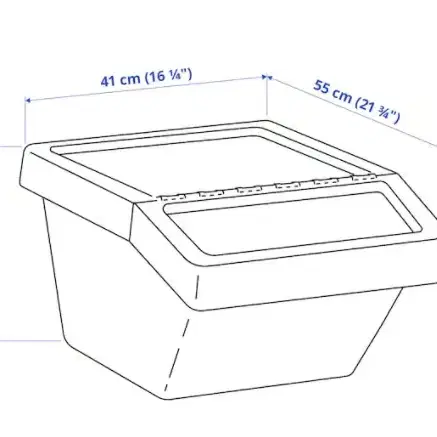 소르테라(이케아) 수납함 + 뚜껑 (ikea)