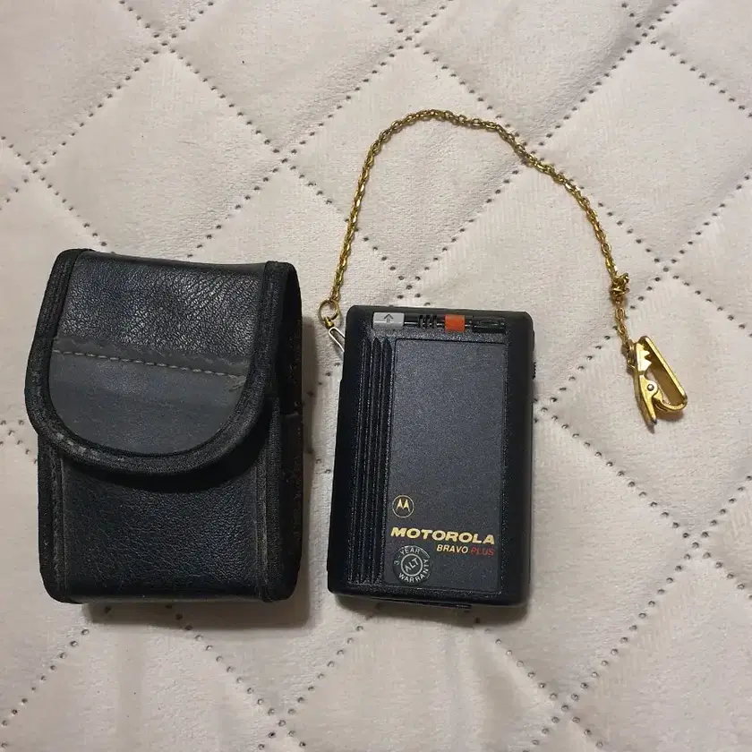 Bipeur Motorola Bravo Plus – Vintage, Noir, Occasion, Fonctionnel