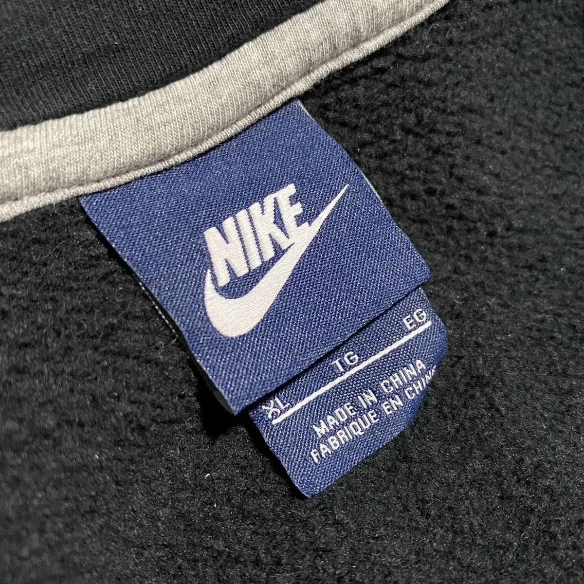 NIKE Small Logo Zip-Up Hood shirts Sz XL