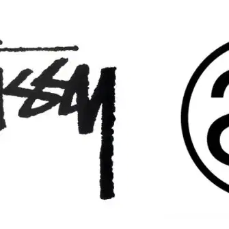 Stussy 패러디 패턴 크루넥