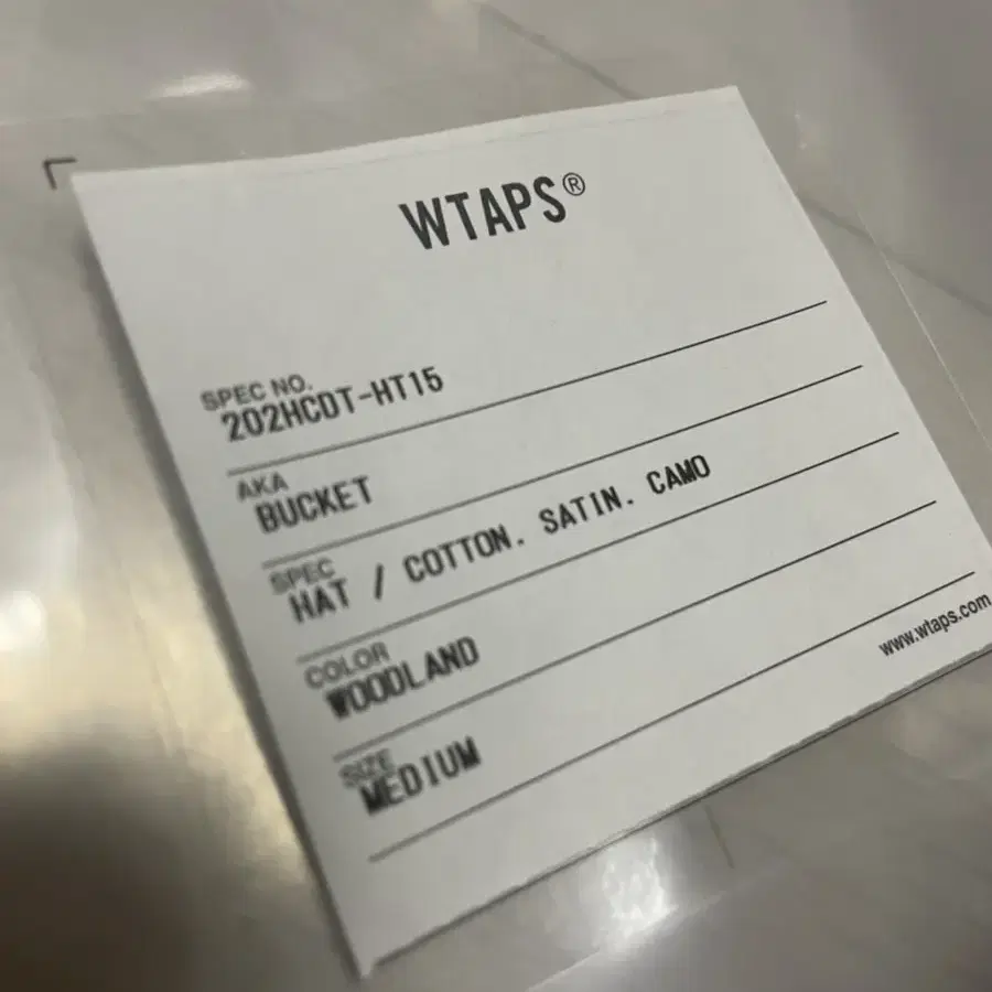 wtaps 버킷 햇