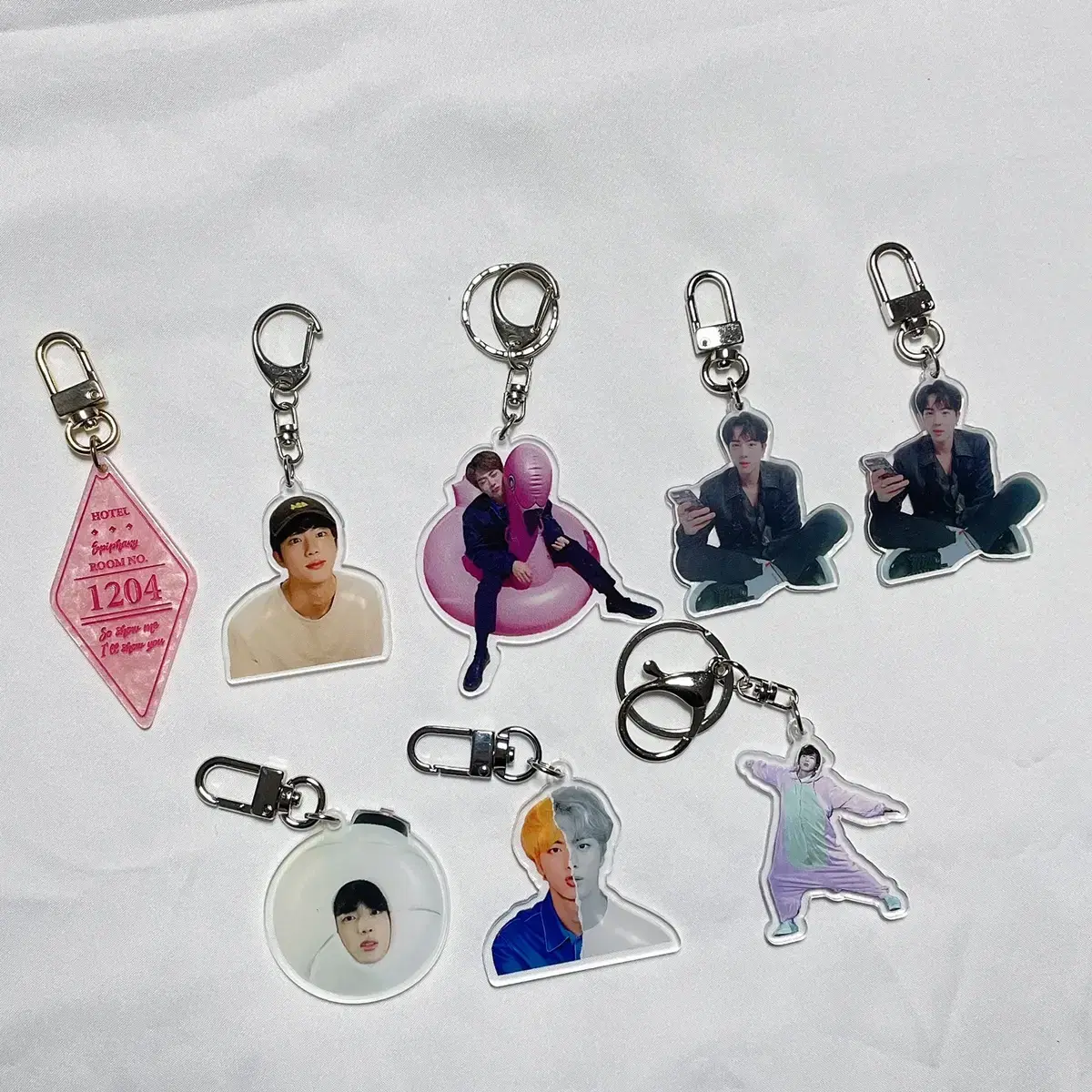 BTS's Seokjin unofficial goods keyring