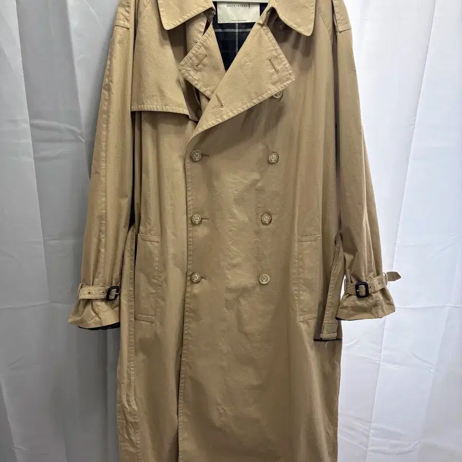 VETEMENTS 베트멍 Vetements x Mackintosh Open Back Trench Coat