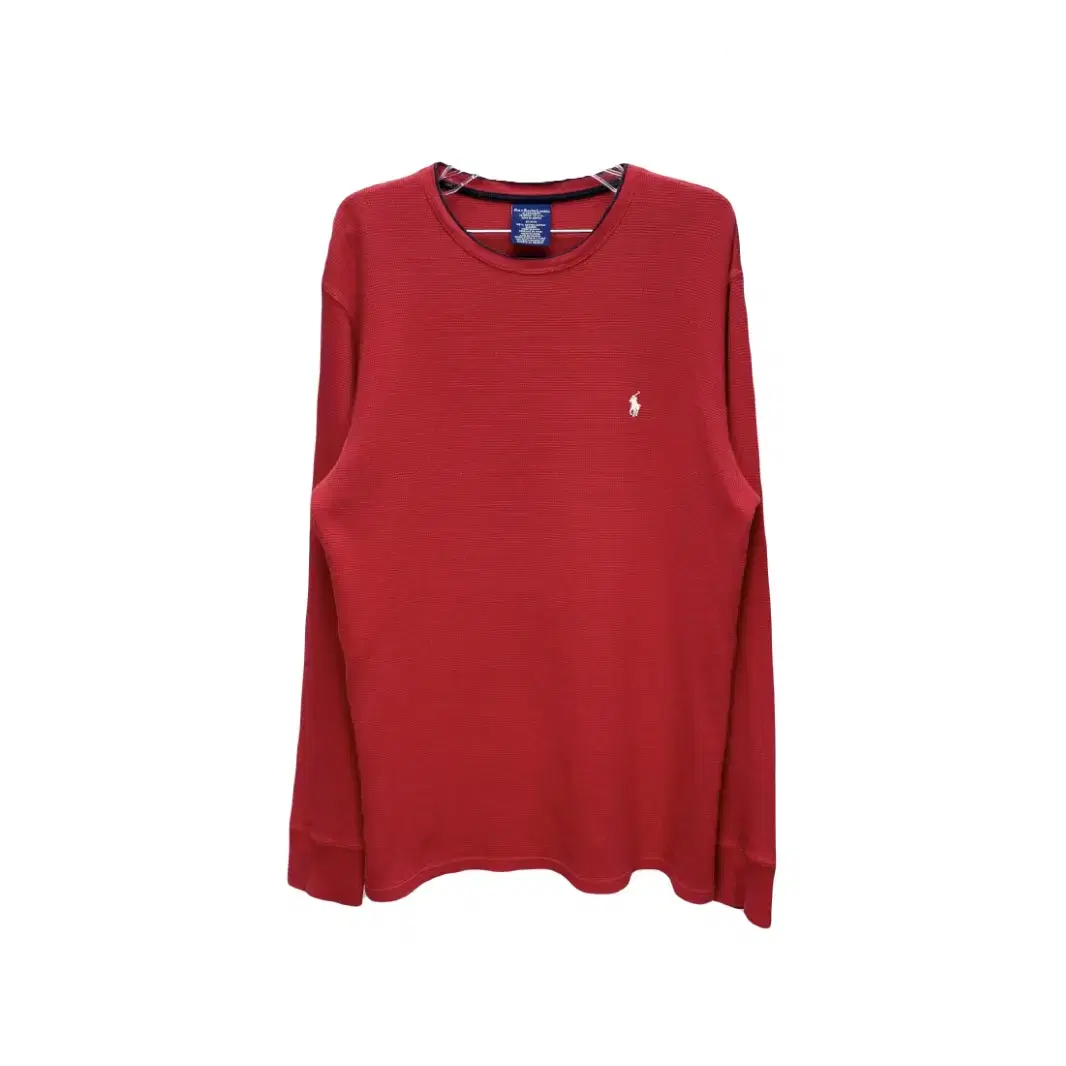 Men's Polo Ralph Lauren Cotton Roundneck Long Sleeve Red M