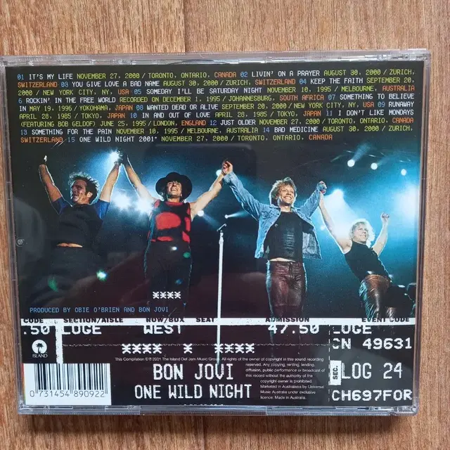 bon jovi 2cd 본조비 수입 시디