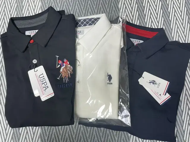 USPA 폴로 카라티 긴팔 (105,XL)