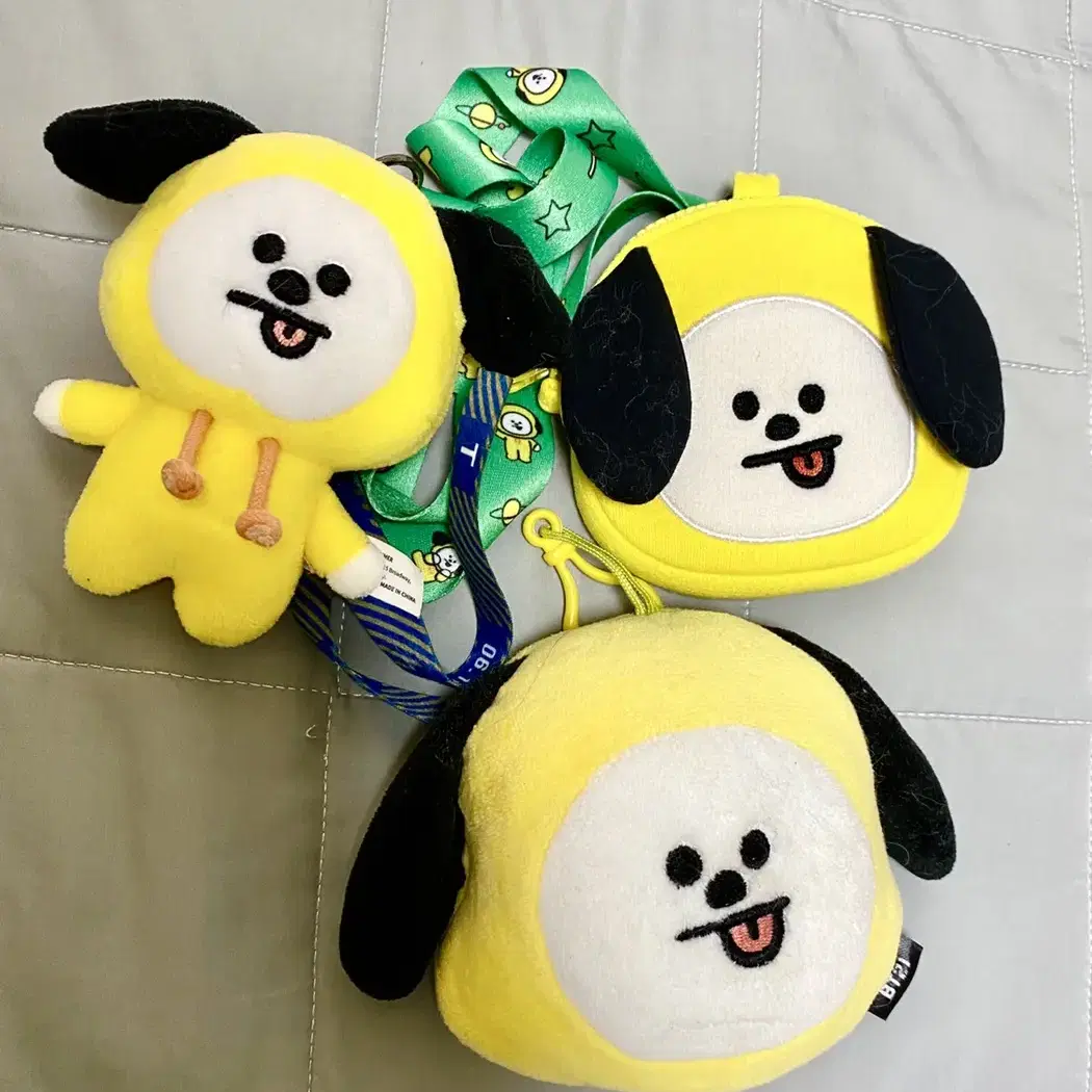 Bt21 치미 백참 키링+헤어밴드+거울 세트 전부 만원