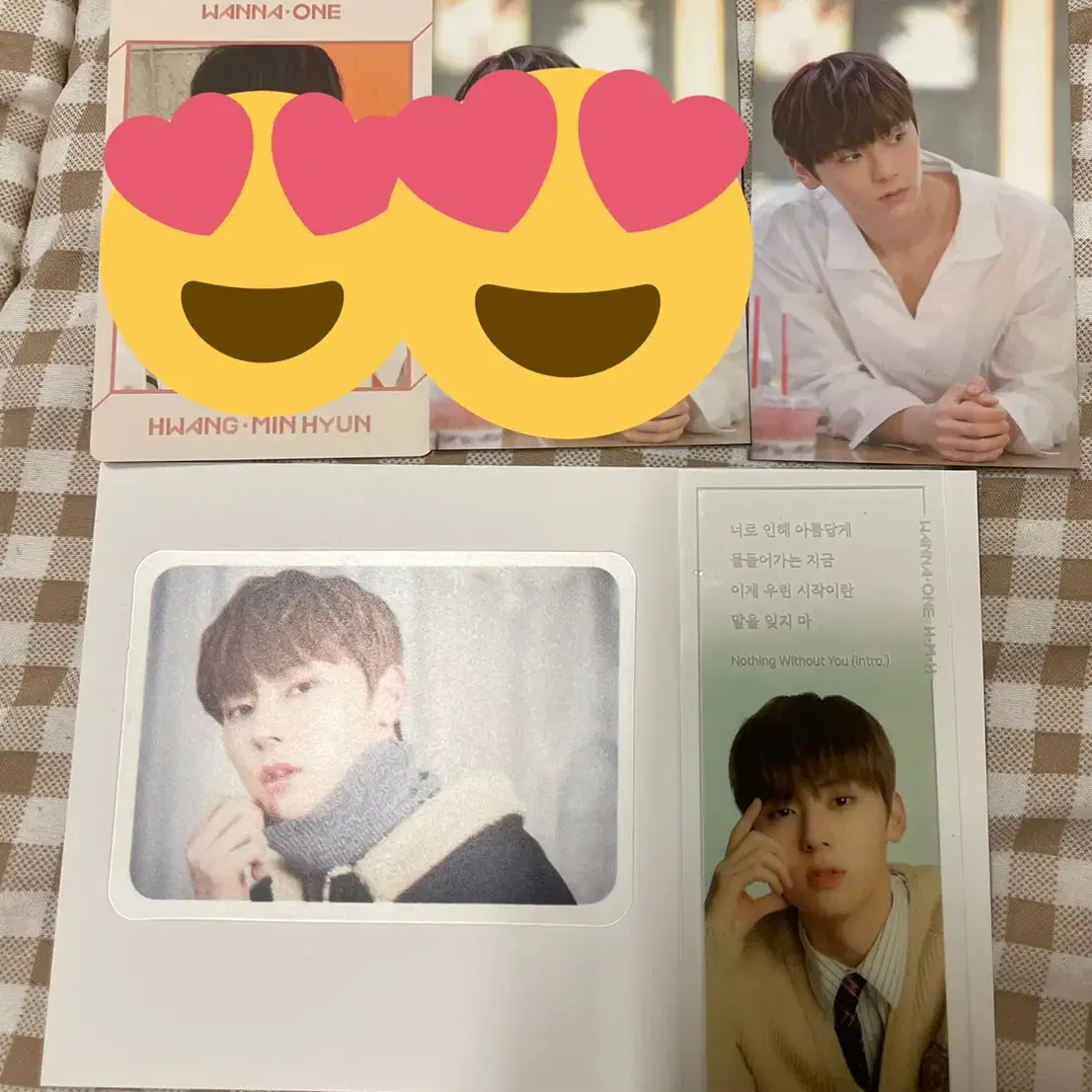 황민현 워너원 포카 굿즈