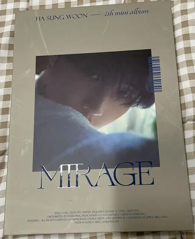 하성운 앨범 - 미니 4집 Mirage [Daze Ver.]