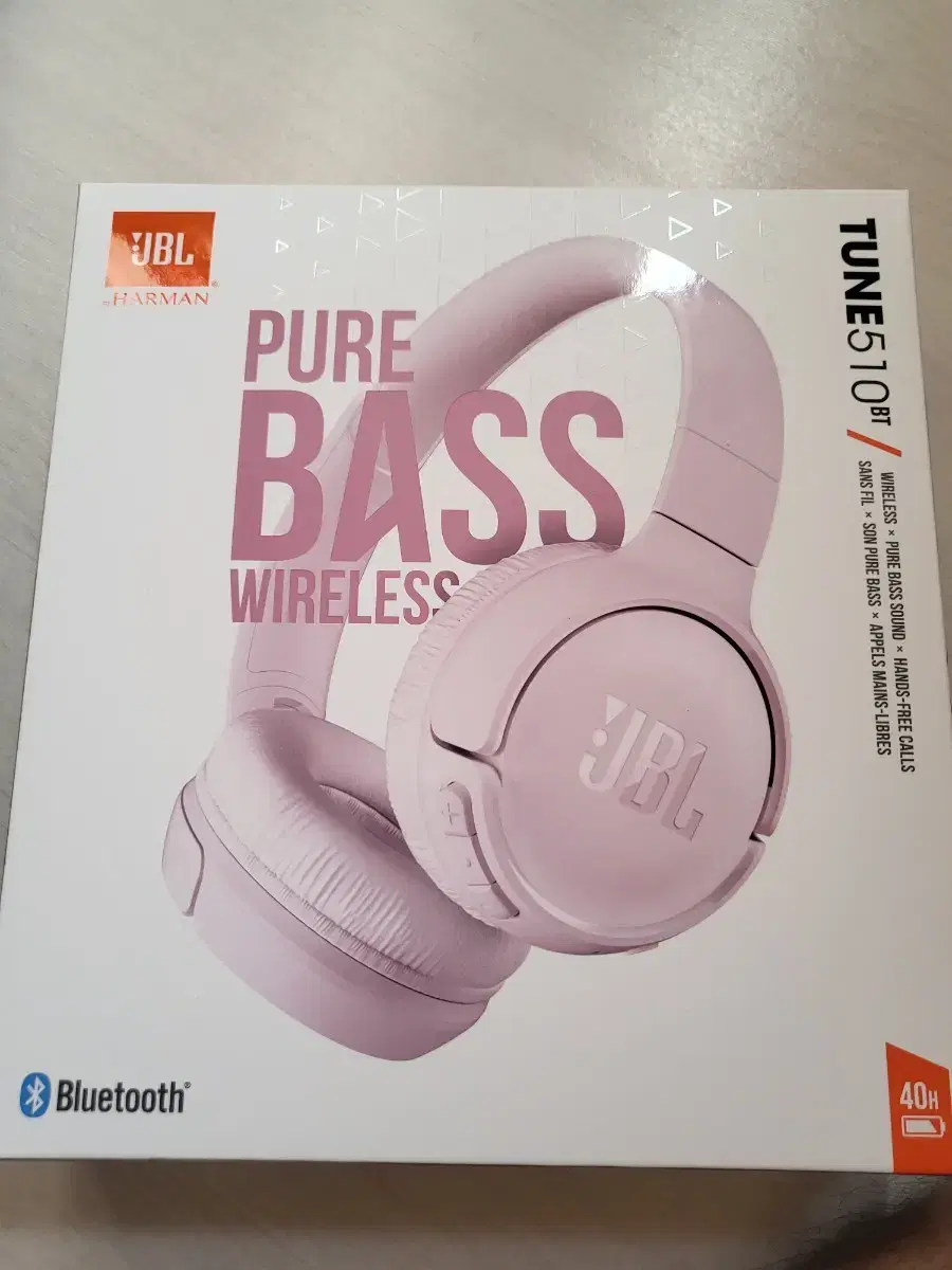 JBL HARMAN TUNE510 모델 핑크색상 새상품 미개봉팝니다