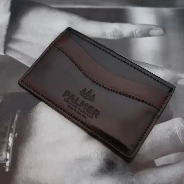 PALMER TRADING 가죽 카드지갑 호원(Horween)가죽