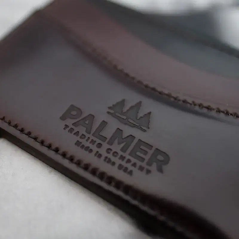 PALMER TRADING 가죽 카드지갑 호원(Horween)가죽