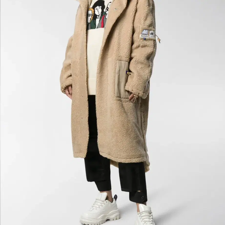 아더에러 19fw 테디베어 후리스 코트