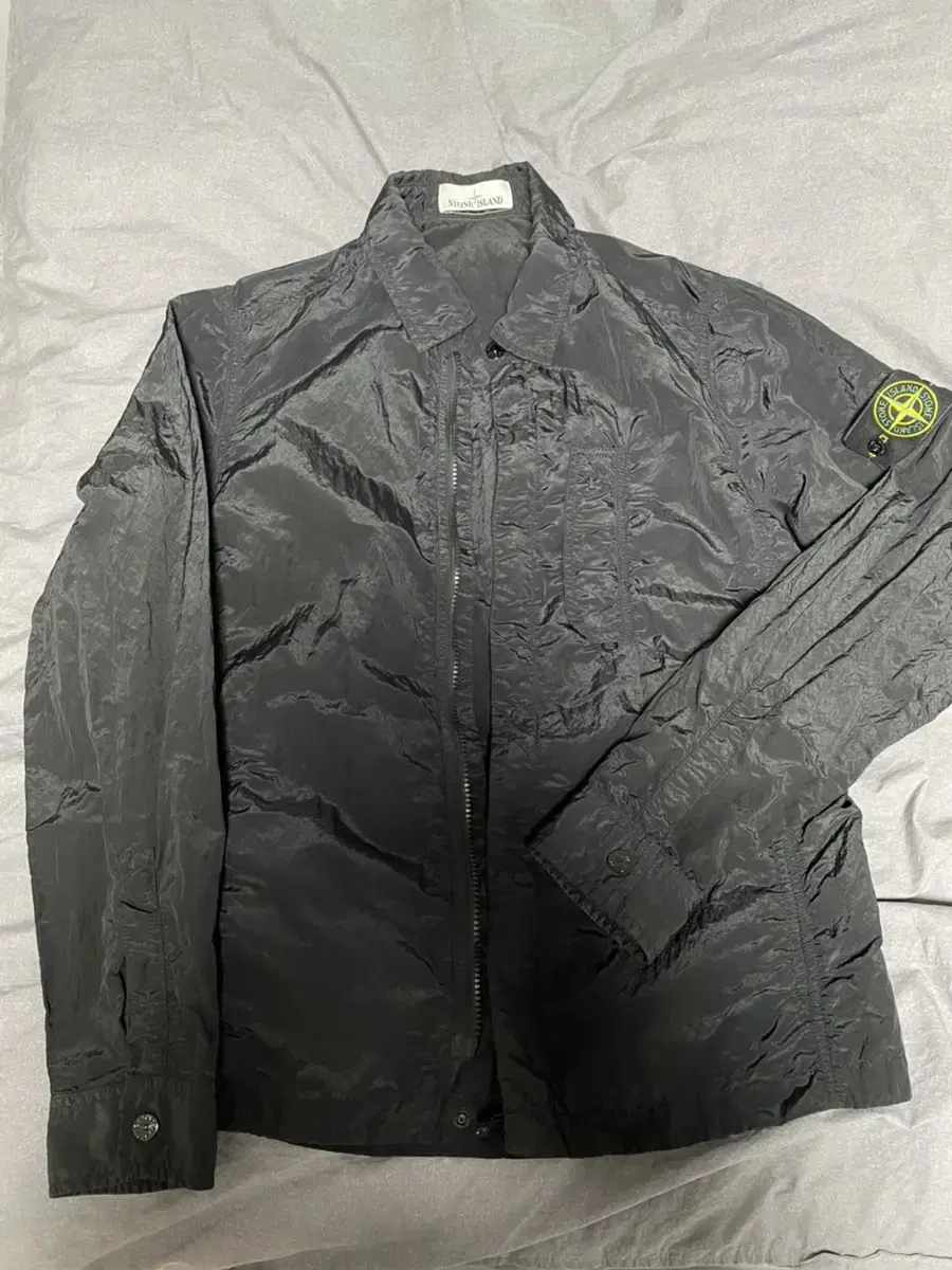 Stone Island Nylon and Metal Overshirt 18SS Black