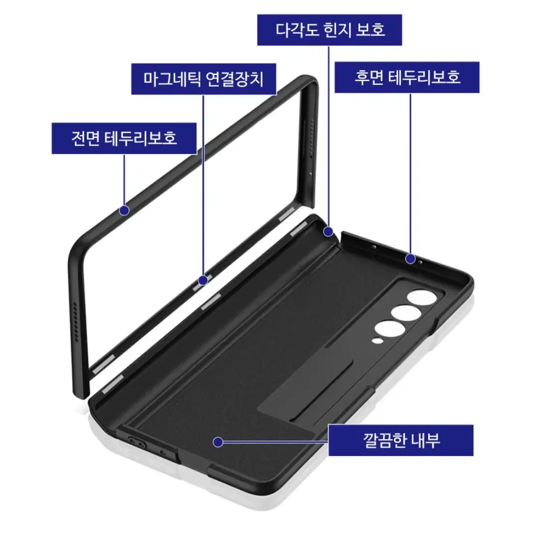 택포]갤럭시 z폴드3 힌지풀커버 케이스 새상품