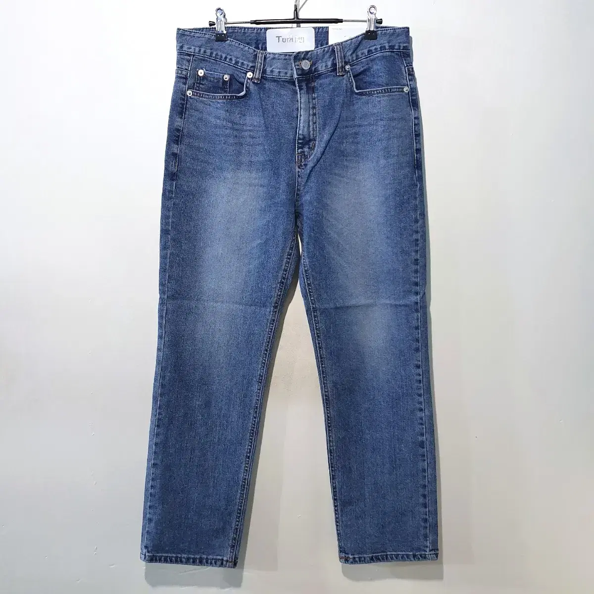 SS New Item) Spandex Straight Denim 299 Jeans 1 color S~XL