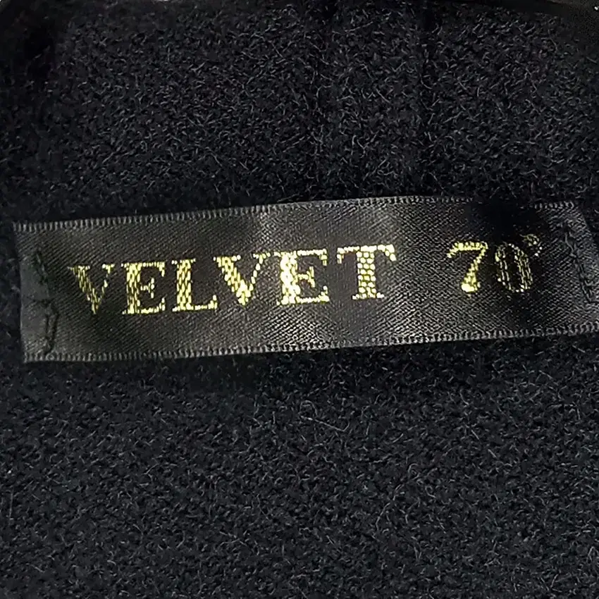 VELVET70' 여성 배색오픈형후드 롱니트자켓 블랙 F (HU10870