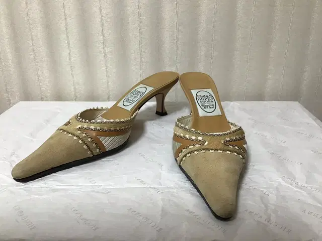 [A급 중고] 이태리제 Emma Hope's shoes 여성 가죽 구두