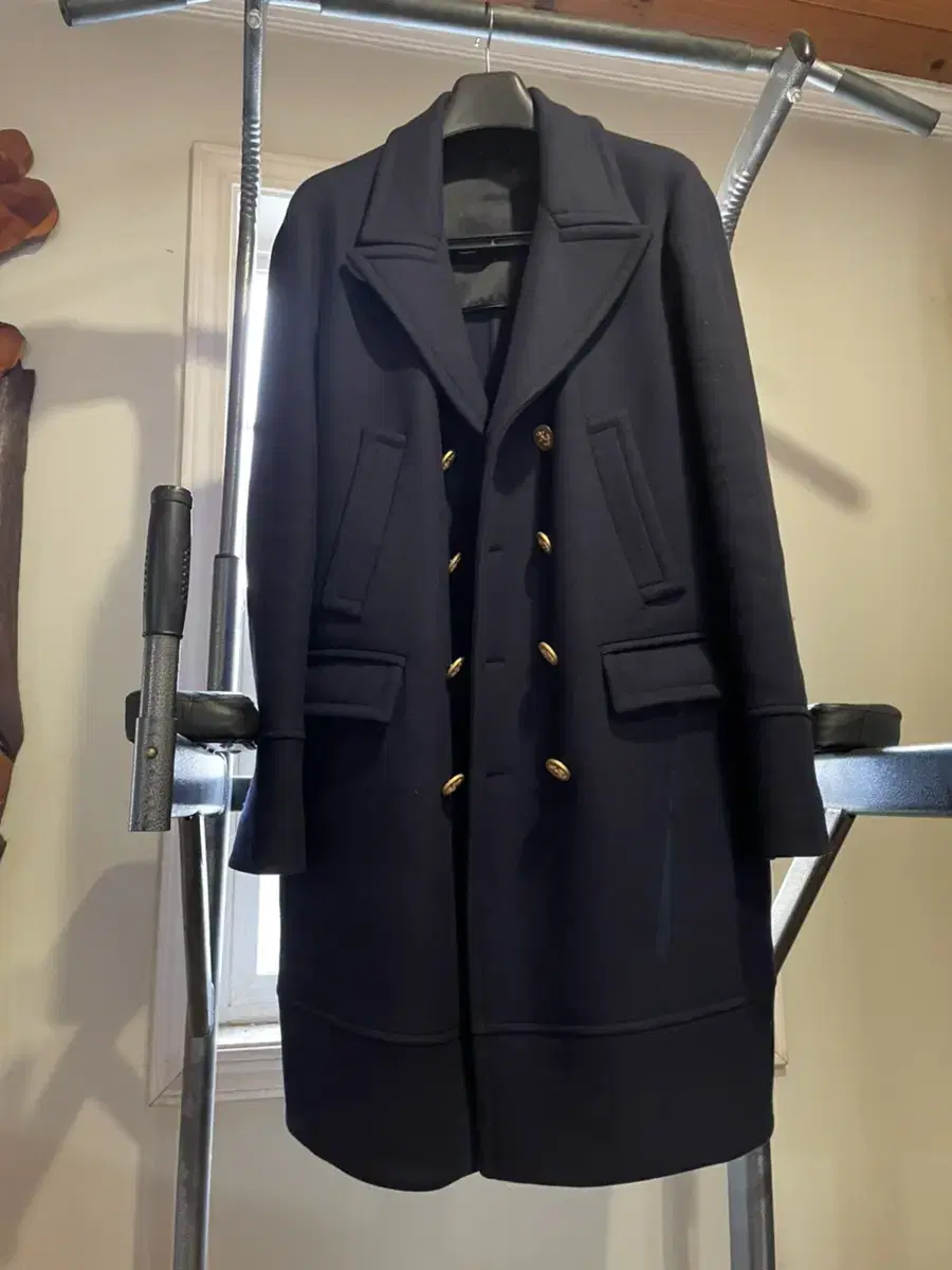 Valentino Navy keum double coat size 52