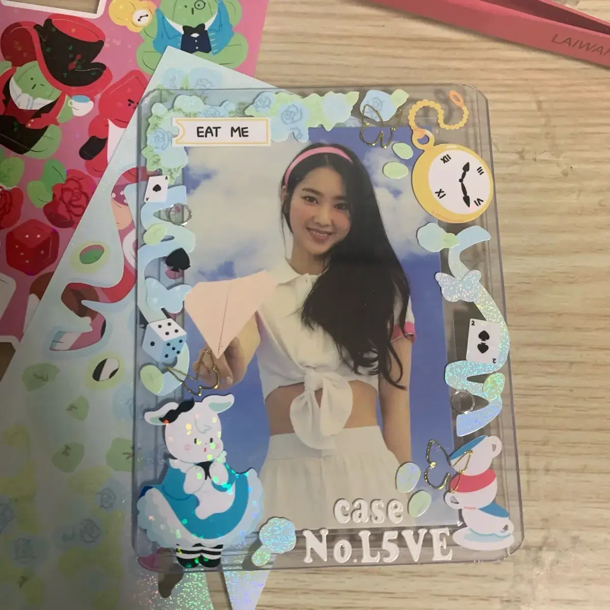 YeoDol oh my girl ohmygirl Mizze Concept sticker toploader Topkoo