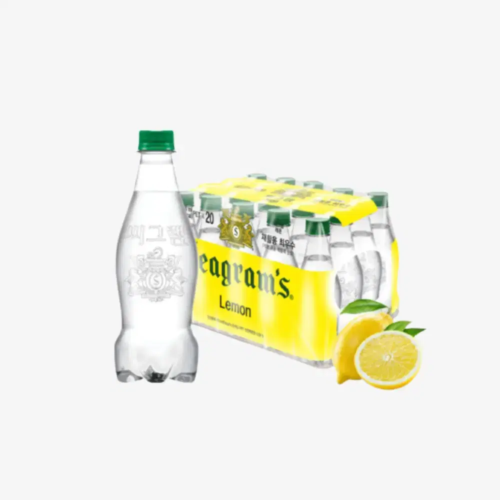 마지막까지 톡쏘는 상쾌함 탄산수 레몬맛 450ml X 20개