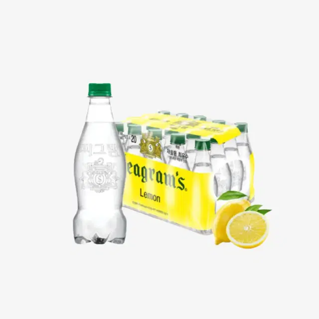 마지막까지 톡쏘는 상쾌함 탄산수 레몬맛 450ml X 20개