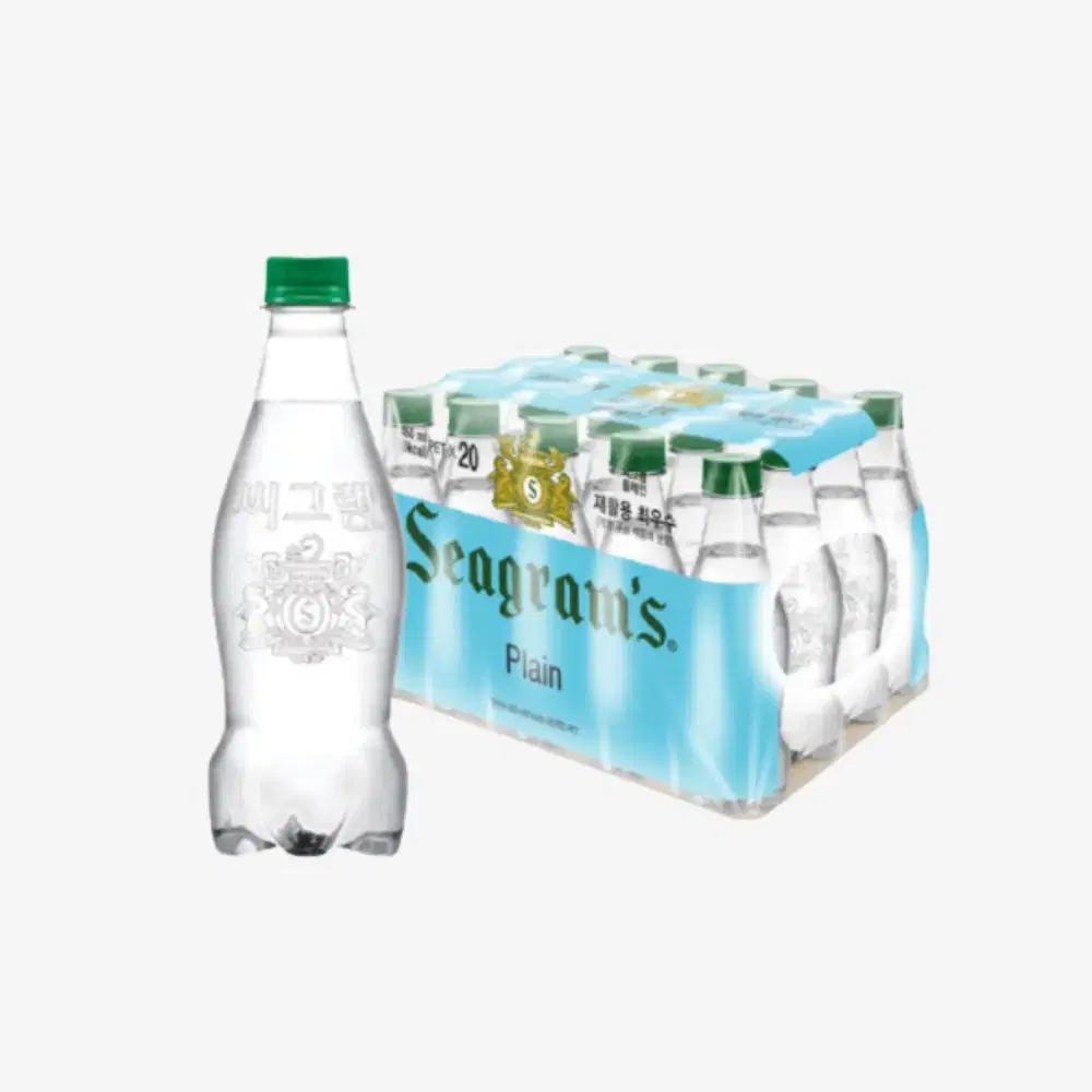 마지막까지 톡쏘는 상쾌함 탄산수 플레인맛 450ml X 20개