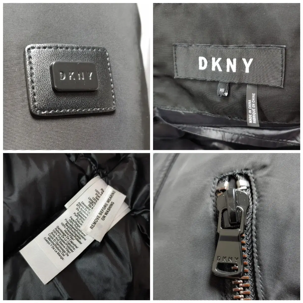 (정품) DKNY 언발란스 패딩 자켓 / 점퍼 / 55