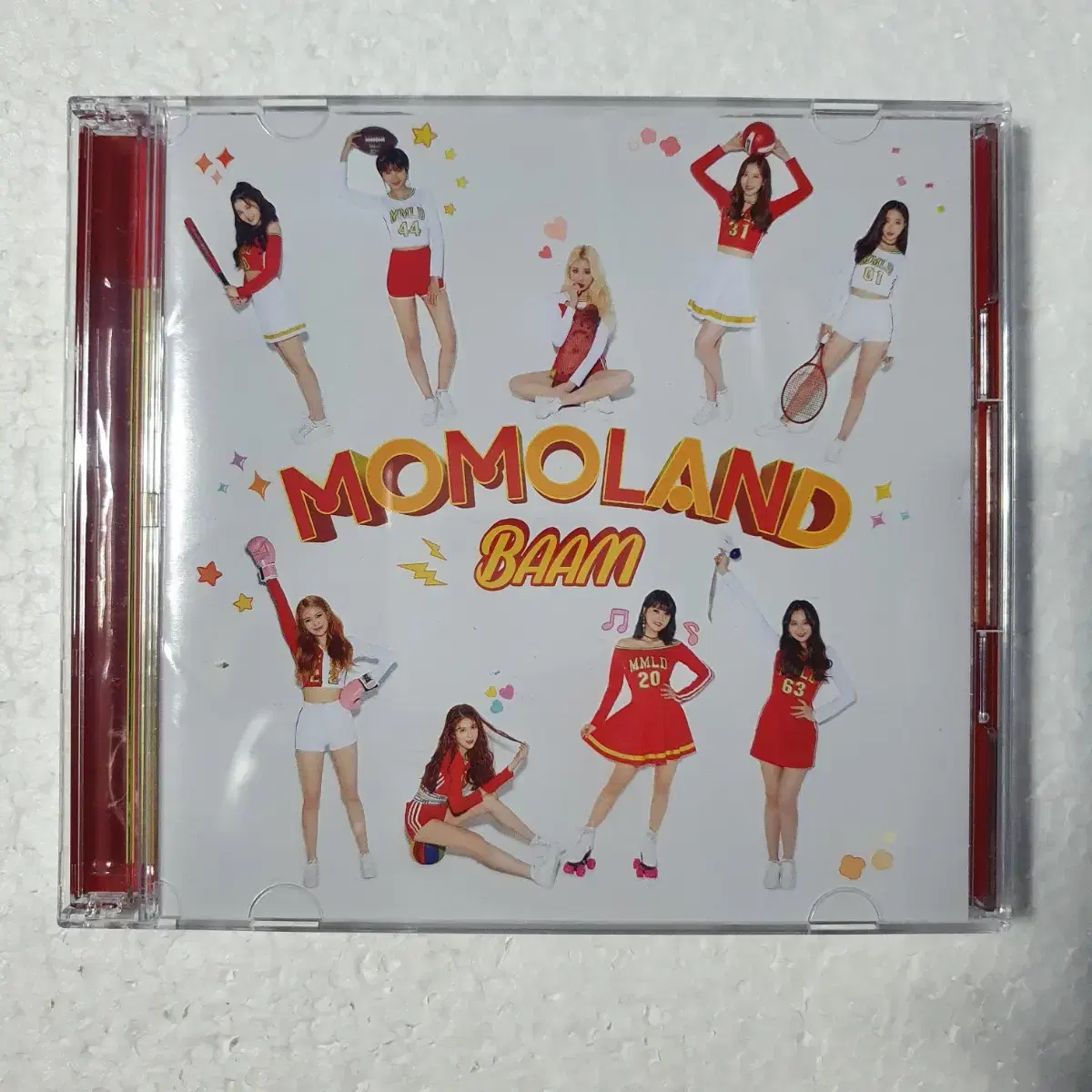 모모랜드 MOMOLAND  BAAM 한정반 스티커 싱글CD DVD  중고