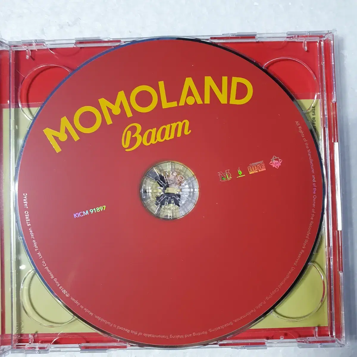 모모랜드 MOMOLAND  BAAM 한정반 스티커 싱글CD DVD  중고