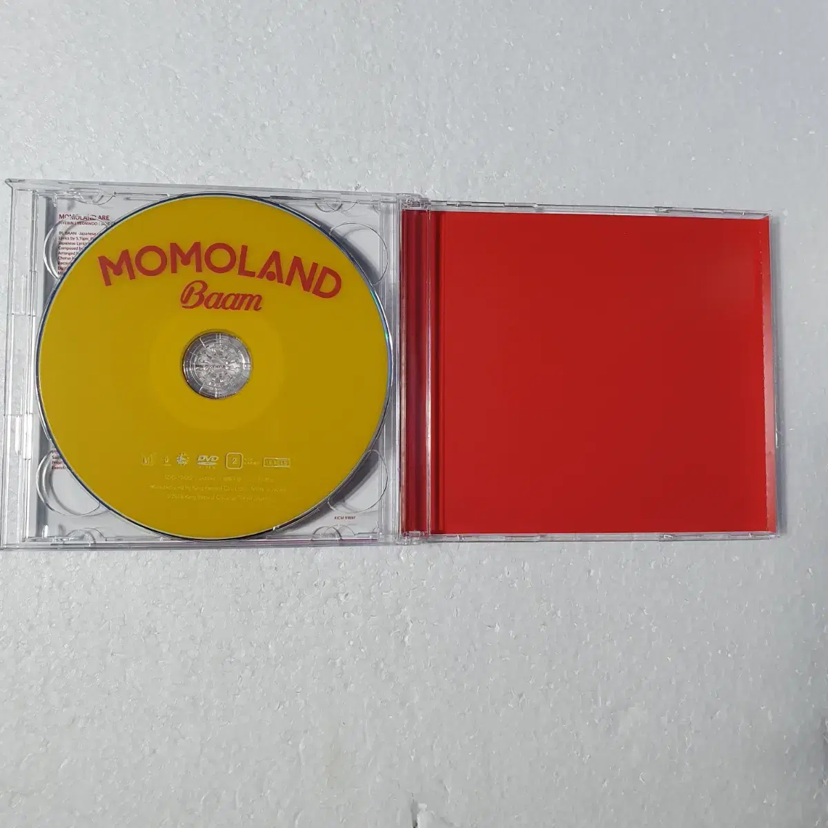 모모랜드 MOMOLAND  BAAM 한정반 스티커 싱글CD DVD  중고