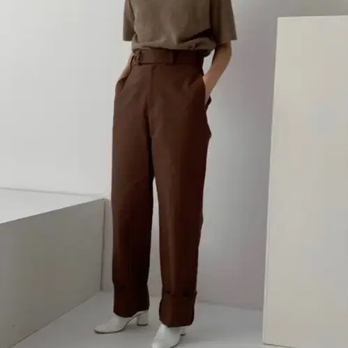 ctd 커넥팅더닷 lyon chino cotton pant 브라운 m