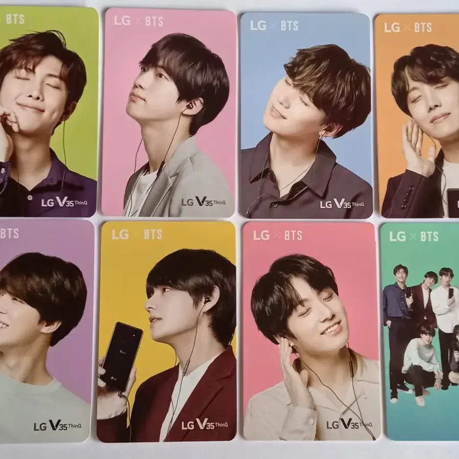 방탄 BTS LG V35, 갤럭시Z4 포카 분할