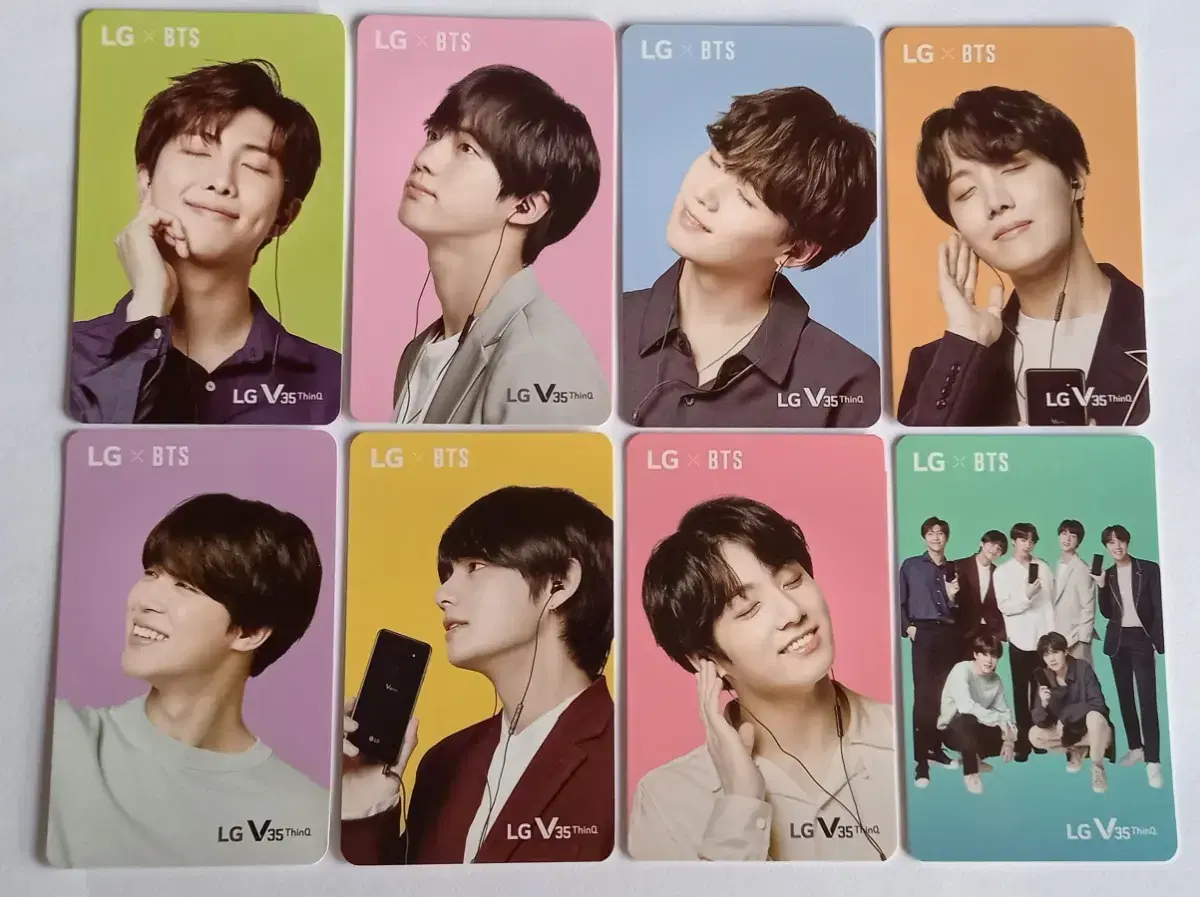 방탄 BTS LG V35, 갤럭시Z4 포카 분할